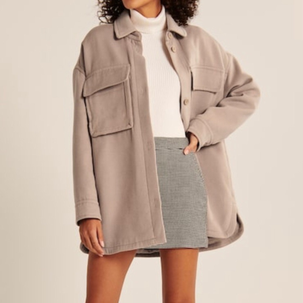 Abercrombie Oversized Shirt Jacket